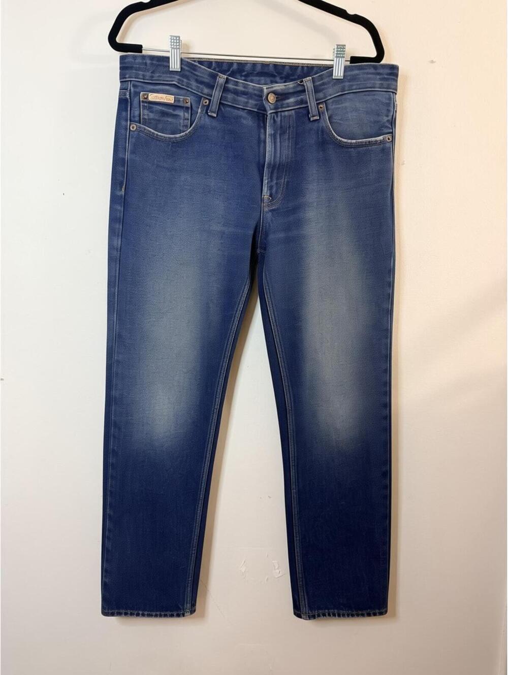 Calvin Klein Slim Fit Jeans Men’s 34x30 Blue Medium Wash Denim Straight Leg